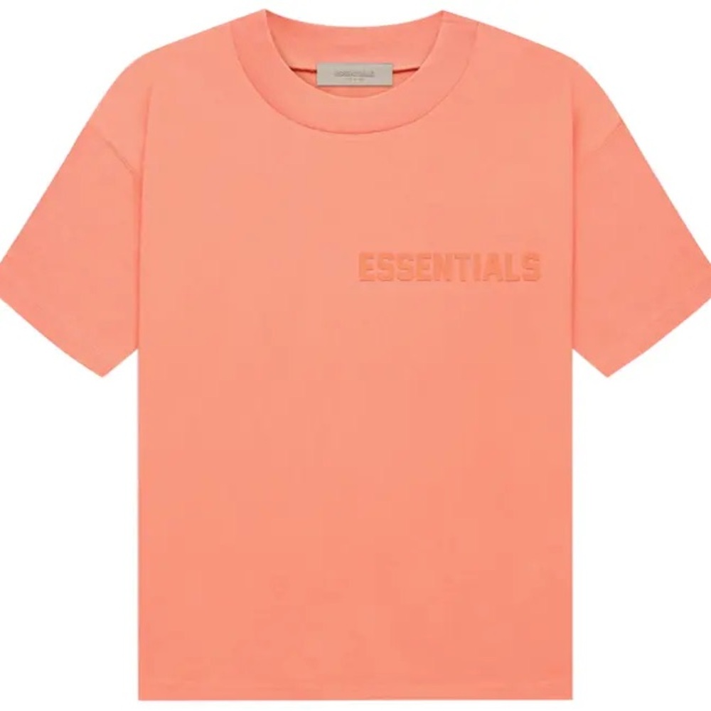 ESSENTIALS FOG FEAR OF GOD MENS CORAL TEE SHIRT SIZE XL